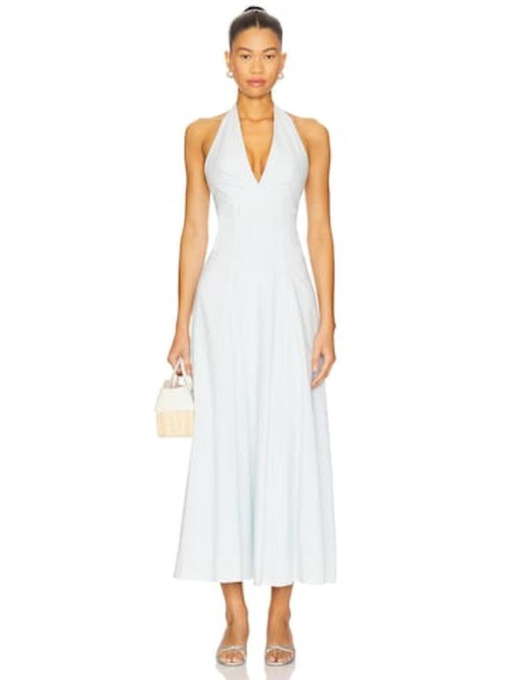 SNDYS Talassa Maxi Dress in white